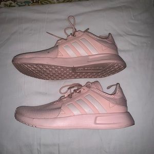 Pink adidas sneakers size 8